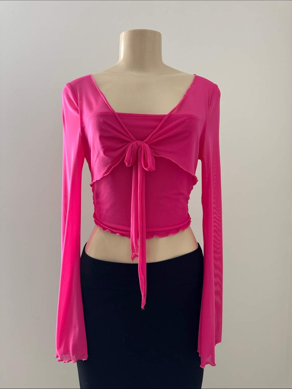 Hot Pink Crop Top